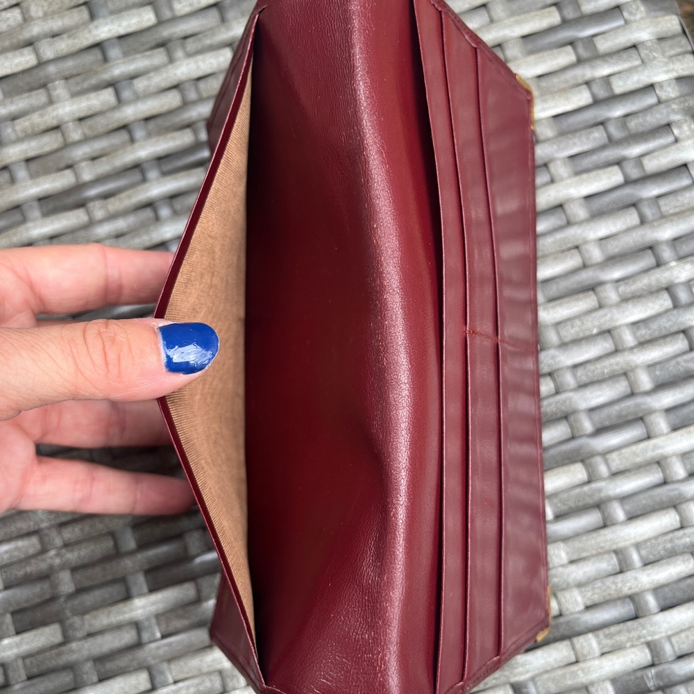 Cartier Bifold Bordeaux Wallet - Picture 6 of 14